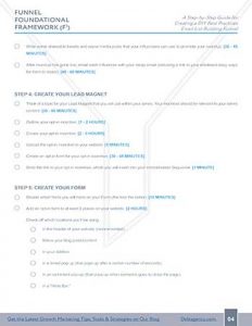 Foundational Funnel Framework guide page 4
