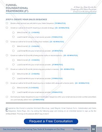 Foundational Funnel Framework guide page 6